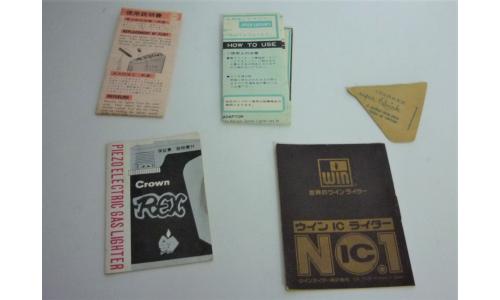 Lote de Manuais de Isqueiro